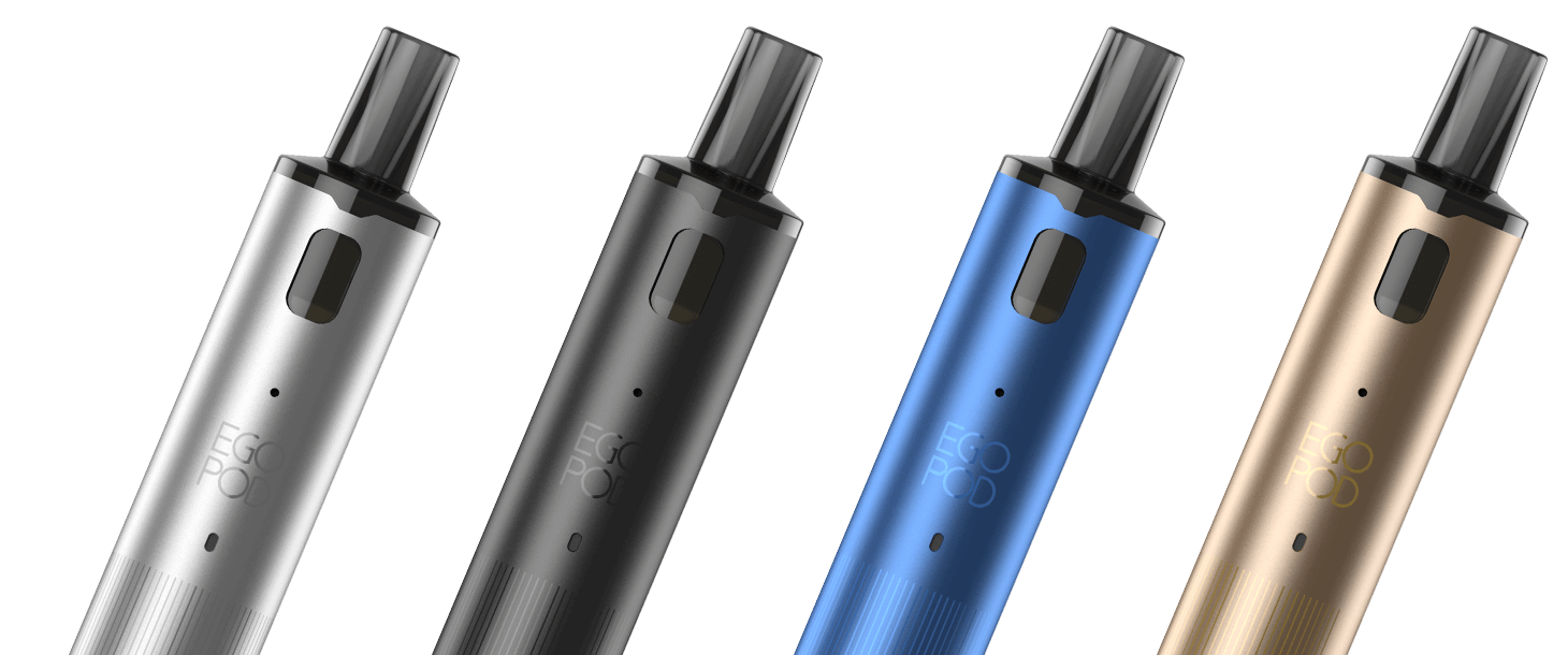 Joyetech eGo Pod Update v barvách Shiny Silver, Mysterious Black, Rich Blue a Rose Gold