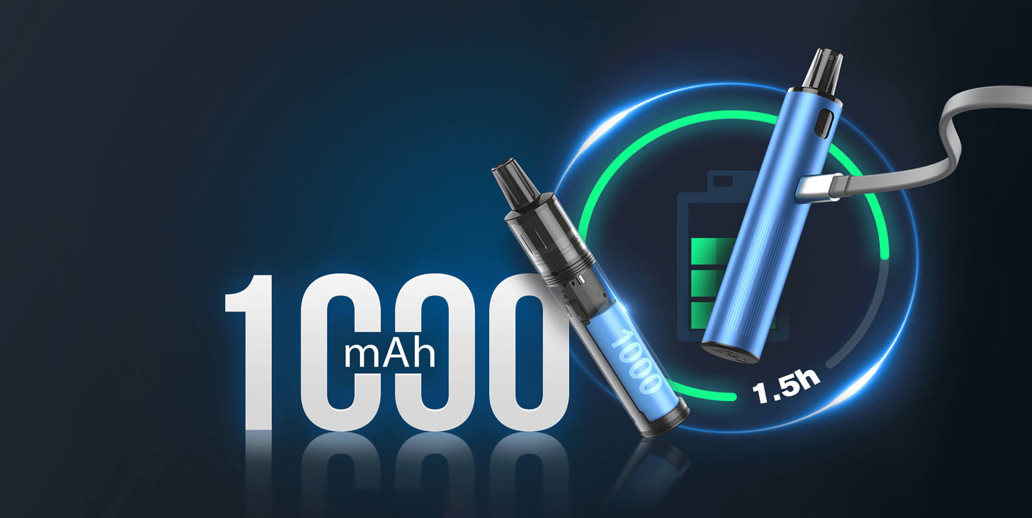 POD e-cigareta Joyetech eGo Pod Update s baterií 1000 mAh, USB-C nabíjením a dobou nabití přibližně 1,5 hodiny