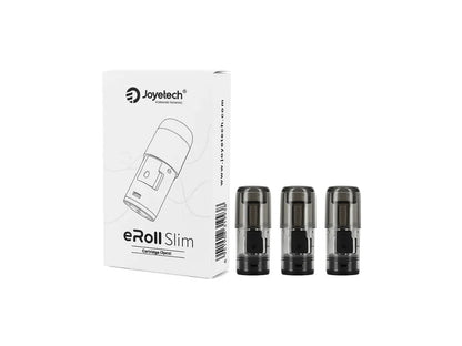 Balení se třemi náhradními cartridgemi Joyetech eRoll Slim 2 ml pro MTL elektronické cigarety