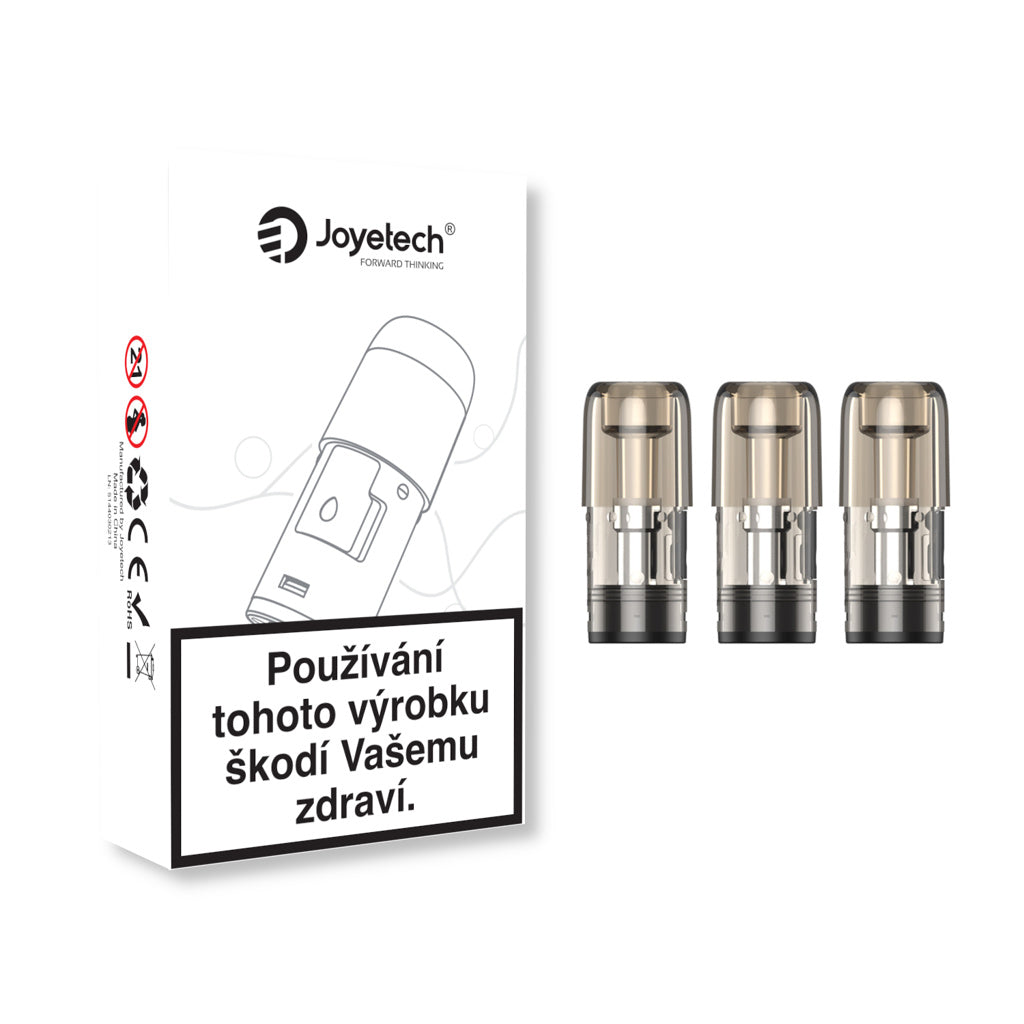 Joyetech eRoll Slim cartridge 2 ml v balení po třech kusech s českým zdravotním varováním