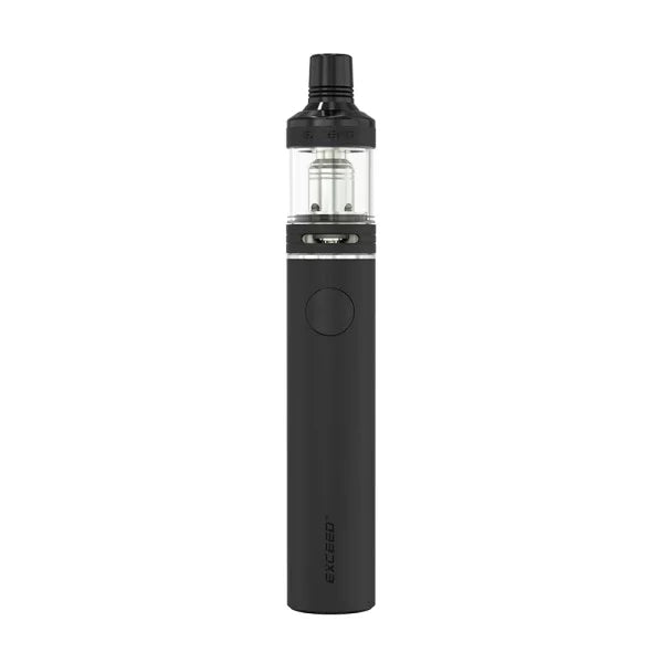 Černá elektronická cigareta Joyetech Exceed D19 s baterií 1500 mAh a horním plněním e-liquidu