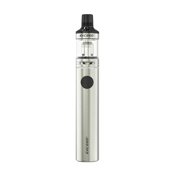 Joyetech Exceed D19 Silver – stříbrná pen-style e-cigareta s clearomizérem o objemu 2 ml