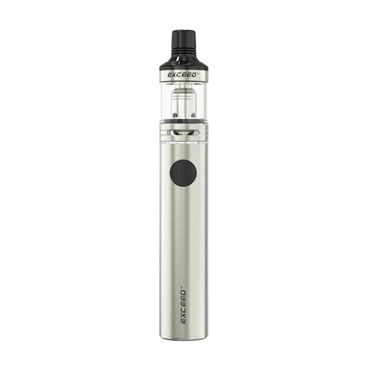 Joyetech Exceed D19 Silver – stříbrná pen-style e-cigareta s clearomizérem o objemu 2 ml