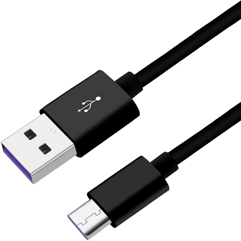 PremiumCord Kabel USB-C/M - USB 2.0 A/M, Super fast charging 5A, černý, 1m