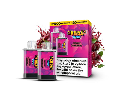 KURA POD Cherry předplněné náhradní pody s příchutí třešňová limonáda, 20 mg/ml