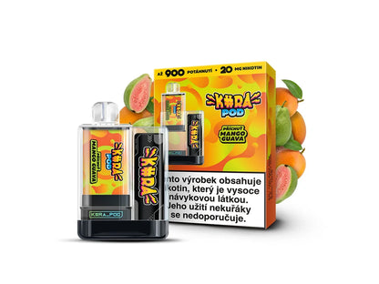 KURA POD KIT Mango Guava dobíjecí elektronická cigareta s příchutí mango a guava, 20 mg/ml