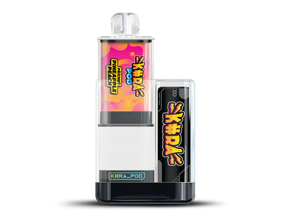 Obsah balení KURA POD KIT Pineapple Peach se zařízením a předplněnou náplní 2 ml