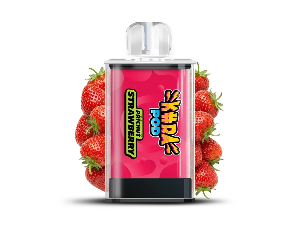 Dvě náplně KURA POD Strawberry po 2 ml s celkovou výdrží až 1800 potahů