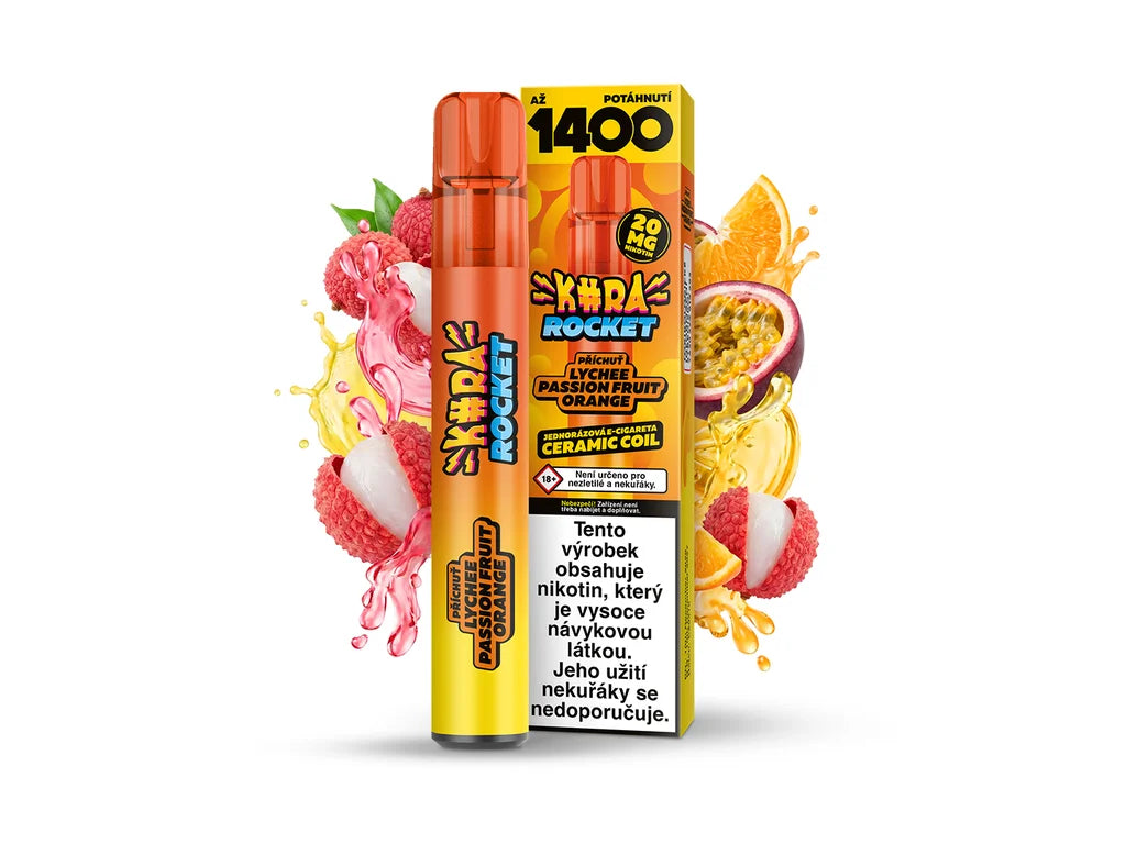 KURA ROCKET Lychee Passion Fruit Orange