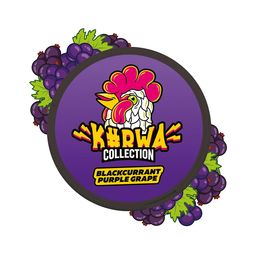 KURWA Blackcurrant Purple Grape slim nikotinové sáčky, balení 20 kusů