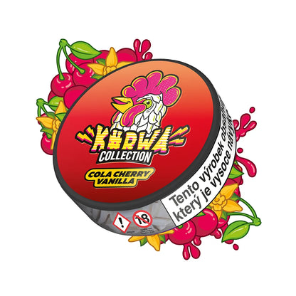 KURWA Cola Cherry Vanilla slim nikotinové sáčky, balení 20 kusů po 0,8 g