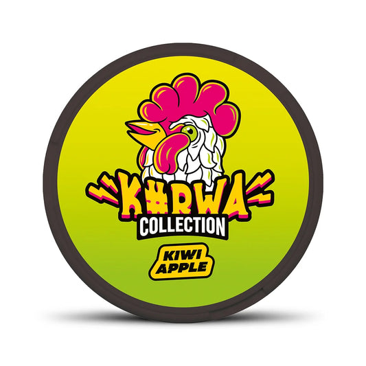 KURWA COLLECTION Kiwi Apple nikotinové sáčky s příchutí kiwi a jablka, 12 mg na sáček