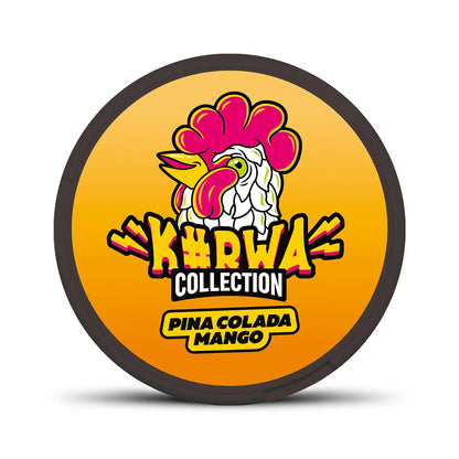 KURWA COLLECTION Pina Colada Mango nikotinové sáčky s mangem a kokosem, 12 mg na sáček