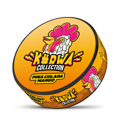 Nikotinové sáčky Kurwa Collection Pina Colada Mango – kombinace kokosu a manga, slim formát