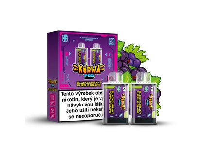 KURWA POD Blackcurrant Purple Grape kapsle – kombinace černého rybízu a hroznů