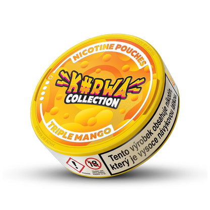 KURWA COLLECTION Triple Mango nikotinové sáčky s intenzivní chutí manga, 12 mg na sáček