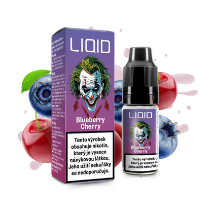 LIO LIQUID Salt Blueberry Cherry e-liquid 10 ml – chuť borůvky a třešně, pro MTL a pod systémy