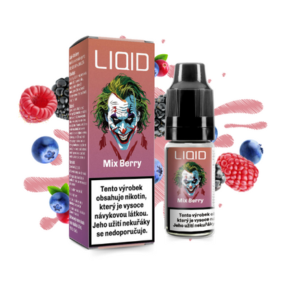 LIO LIQUID Salt Mix Berry e-liquid 10 ml – mix lesních plodů pro MTL i pod systémy