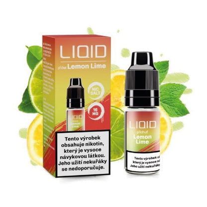 LIO LIQUID Salt Lemon Lime e-liquid 10 ml 16 mg s příchutí citronu a limetky