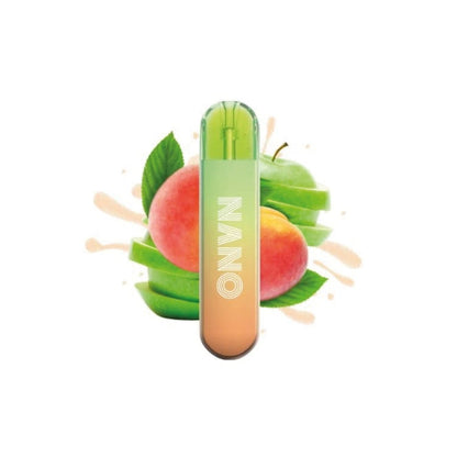 LIO NANO PRO Apple Peach ovocná vape s mesh spirálkou a výdrží až 1200 potahů