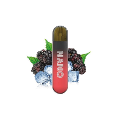 LIO NANO PRO Blackberries Ice vape s mesh spirálkou a výdrží až 1200 potahů