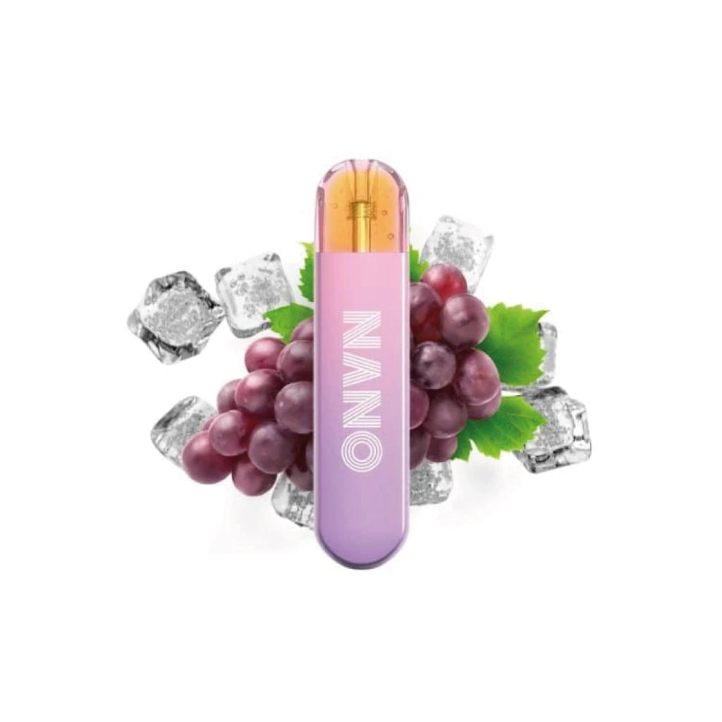 LIO NANO PRO Grape Ice vape s mesh spirálkou a výdrží až 1200 potahů