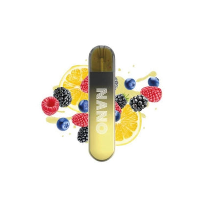 LIO NANO PRO Lemon Berry ovocná vape s citrusovou příchutí a mesh spirálkou