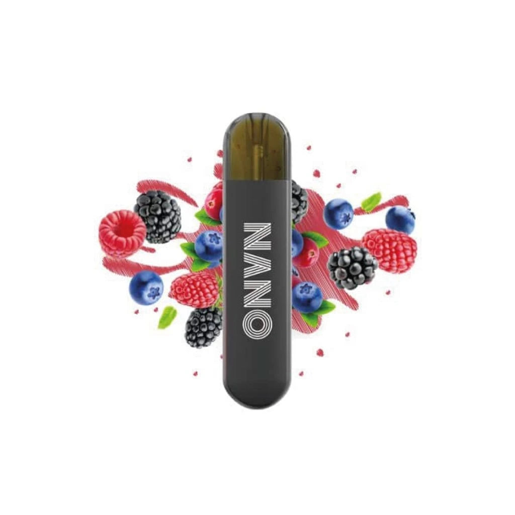 LIO NANO PRO Mix Berry elektronická cigareta s mesh spirálkou a výdrží až 1200 potahů