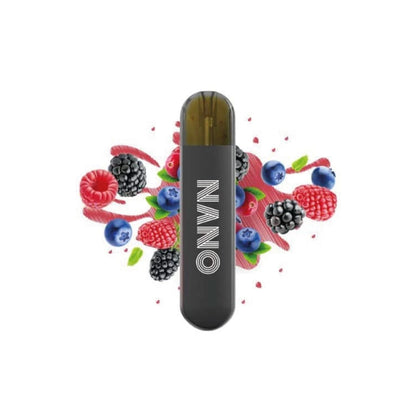LIO NANO PRO Mix Berry elektronická cigareta s mesh spirálkou a výdrží až 1200 potahů