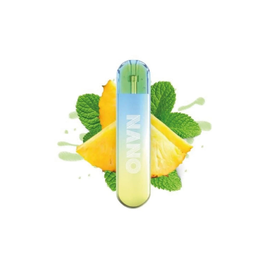 LIO NANO PRO Pineapple Mint ovocná vape s výdrží až 1200 potahů