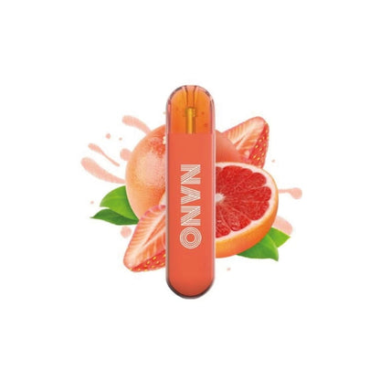 LIO NANO PRO Strawberry Grapefruit ovocná vape s mesh spirálkou a výdrží až 1200 potahů