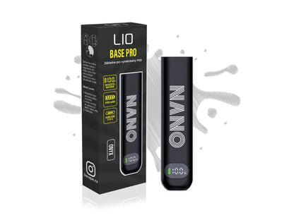 Černá POD e-cigareta LIO POD BASE PRO Onyx 550 mAh s barevným displejem