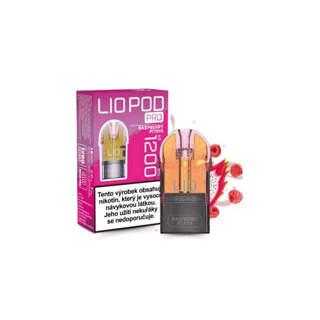 LIO POD PRO Raspberry Pitaya – předplněný pod s příchutí malin a dračího ovoce