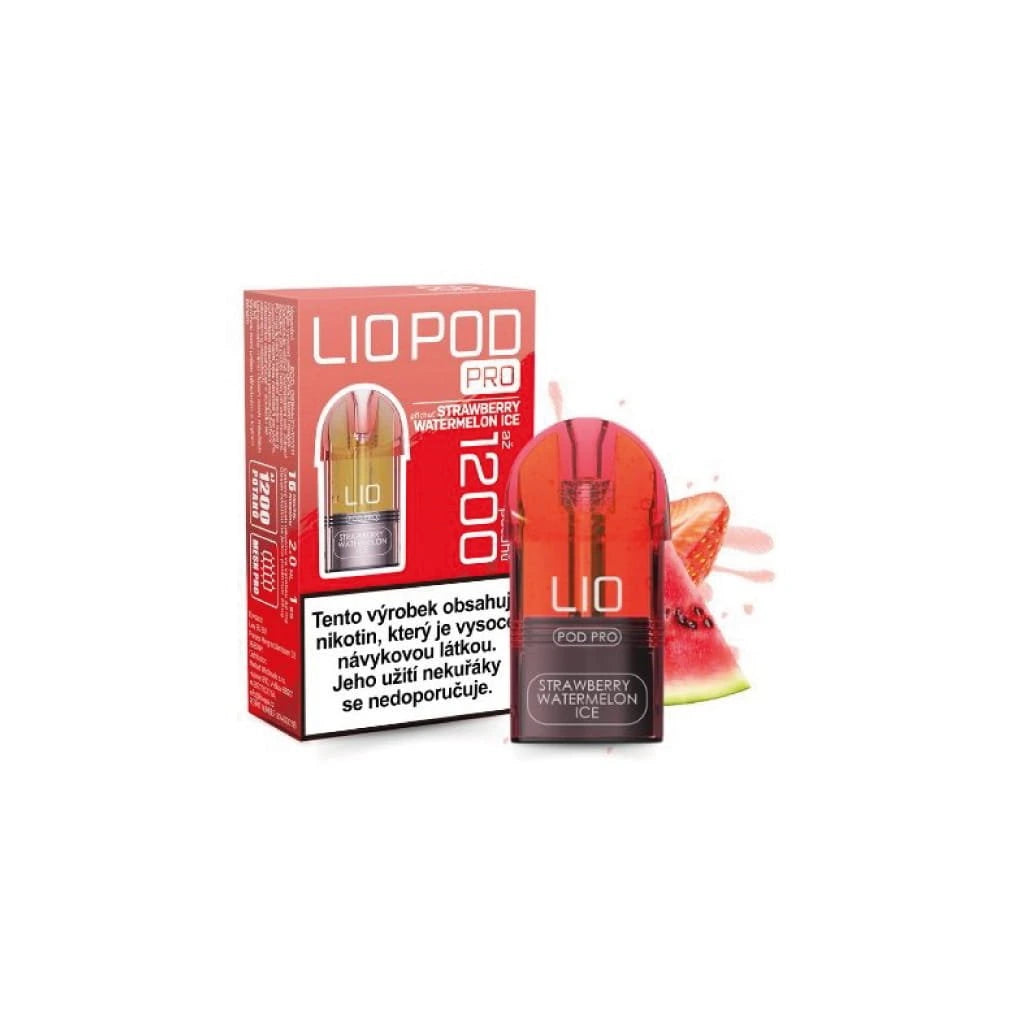 LIO POD PRO Strawberry Watermelon Ice – předplněný pod s příchutí jahody, melounu a ledu