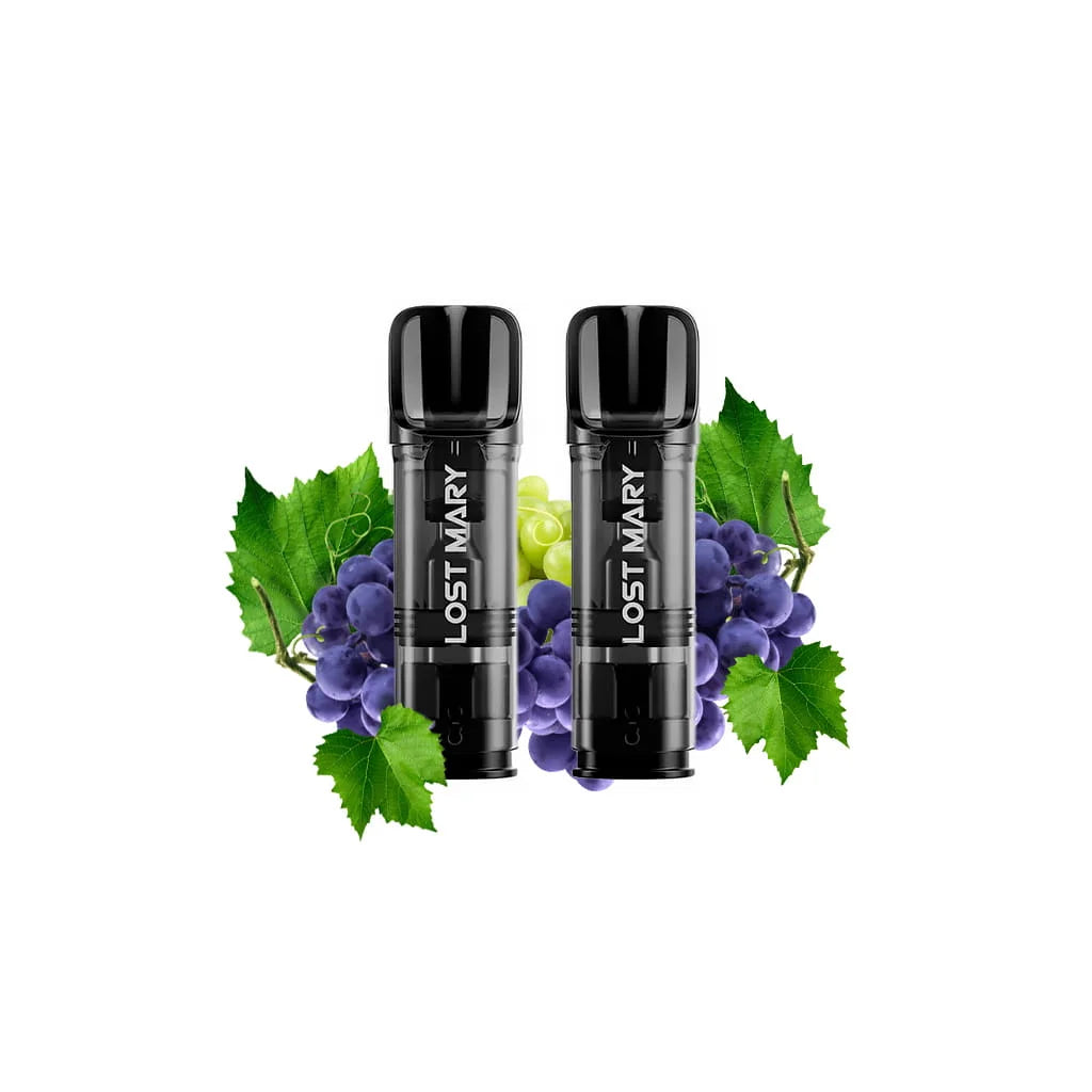 Lost Mary Glayce Grape předplněné pody 2 ks s příchutí hroznového vína