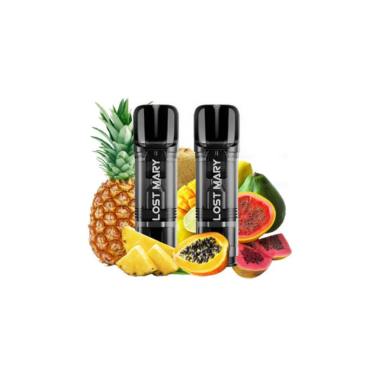 Lost Mary Glayce Tropical Fruit předplněné pody 2 ks s příchutí tropického ovoce
