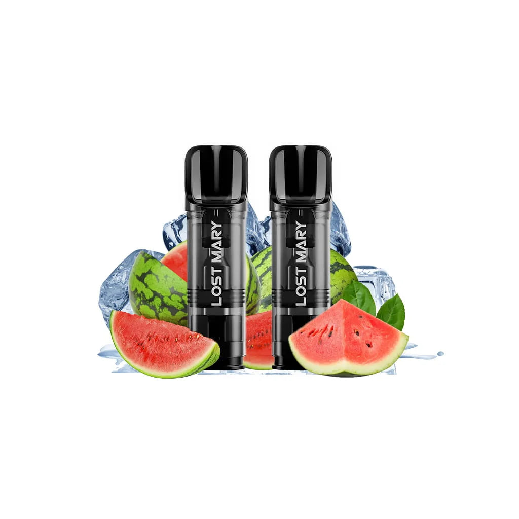 Lost Mary Glayce Watermelon Ice předplněné pody 2 ks s příchutí vodního melounu a ice efektem