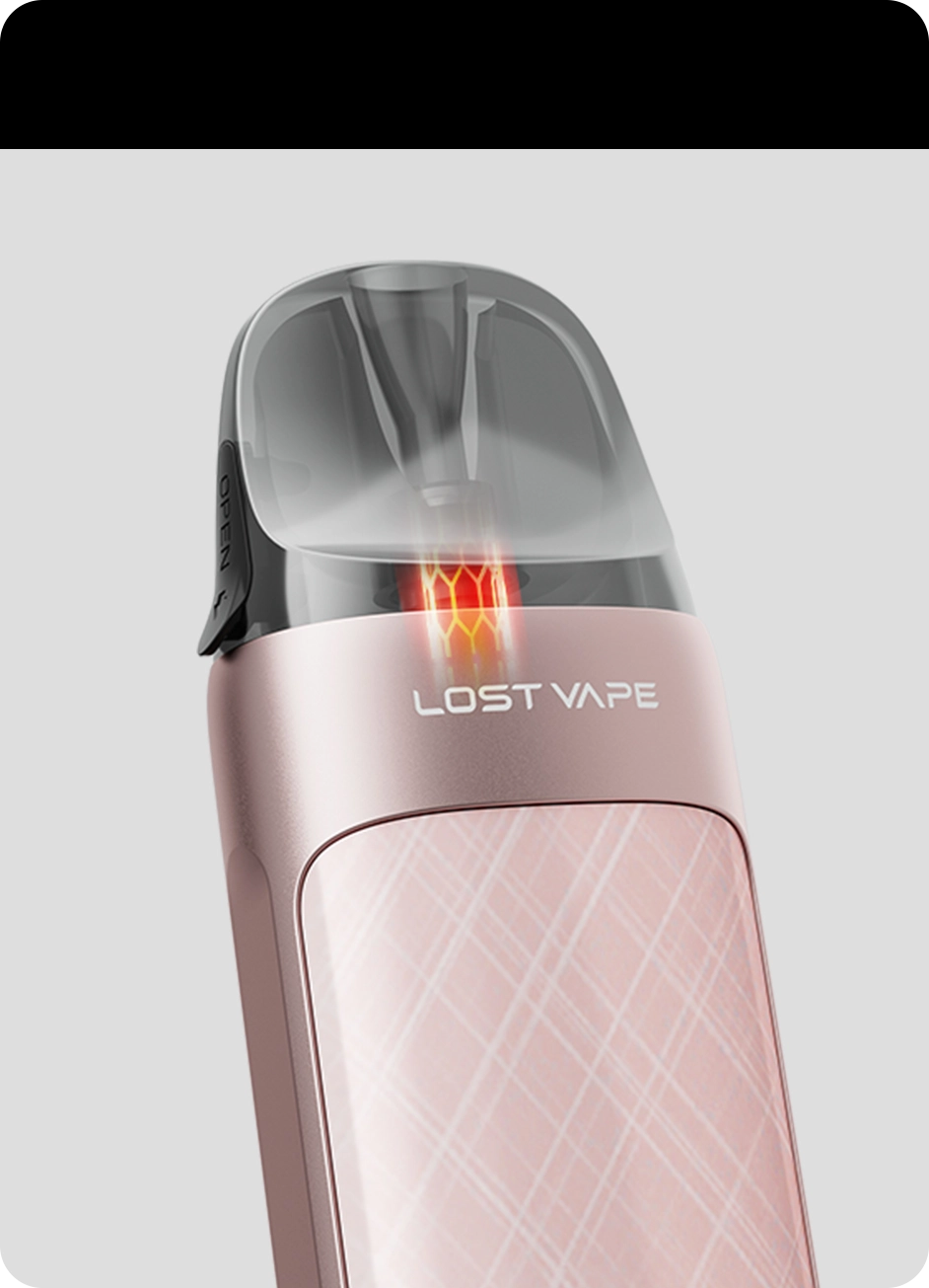 Automatická aktivace potahem u POD elektronické cigarety Lost Vape Thelema Aura S