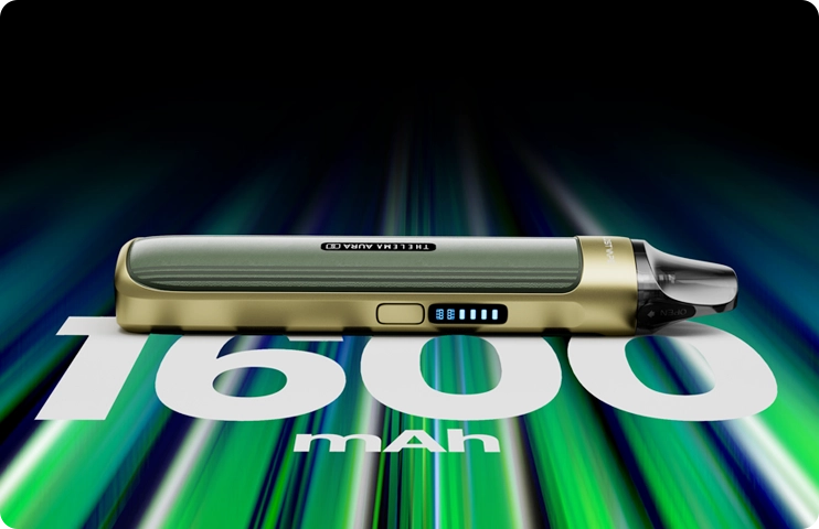 Lost Vape Thelema Aura S s integrovanou baterií o kapacitě 1600 mAh