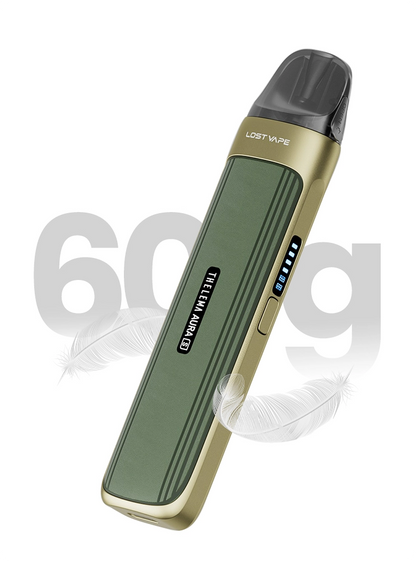 Lehká POD elektronická cigareta Lost Vape Thelema Aura S s hmotností 60 g