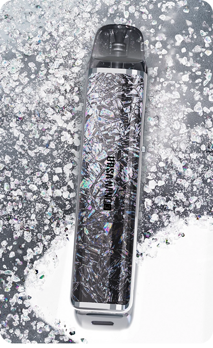 Lost Vape URSA Nano 3 Glacial Silver pod e-cigareta 30 W – detail stříbrné varianty