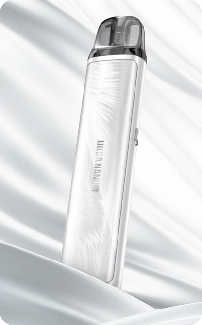 Lost Vape URSA Nano 3 Silk White elektronická cigareta – bílá varianta s elegantním designem