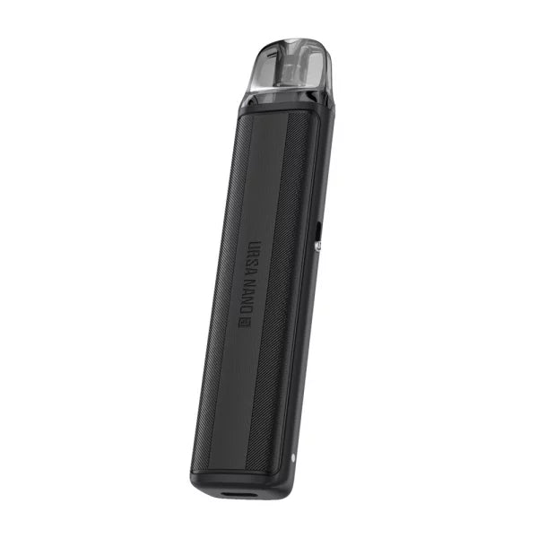 Lost Vape URSA Nano 3 Twill Black – černá elektronická cigareta typu pod systém