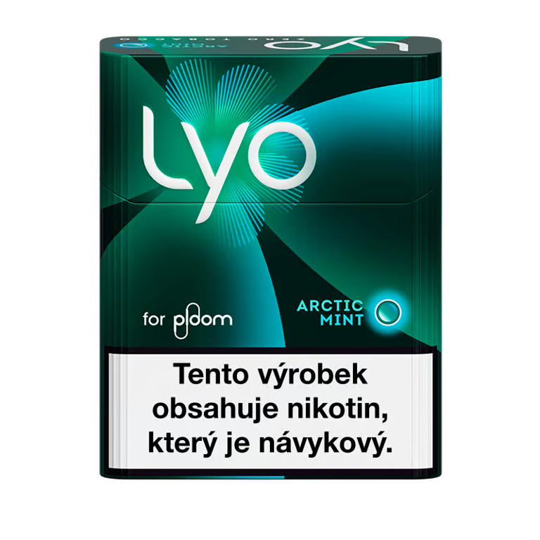 Krabička LYO Arctic Mint s 20 nikotinovými náplněmi pro Ploom