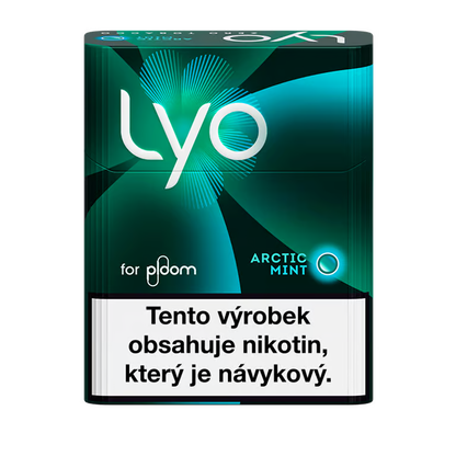 Krabička LYO Arctic Mint s 20 nikotinovými náplněmi pro Ploom
