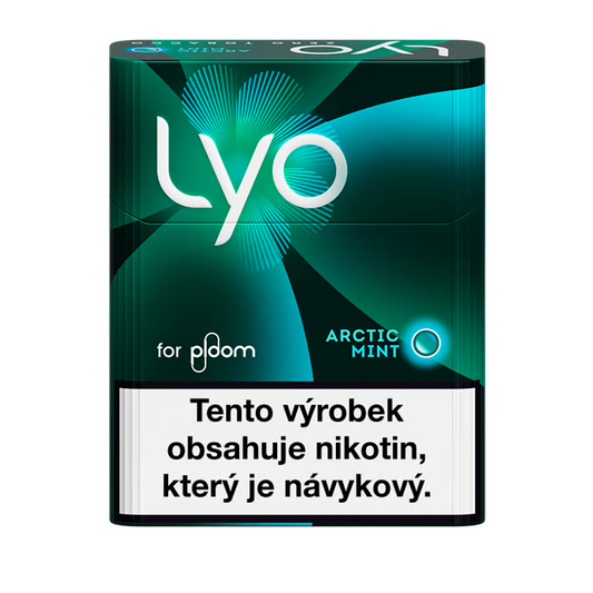 Krabička LYO Arctic Mint s 20 nikotinovými náplněmi pro Ploom