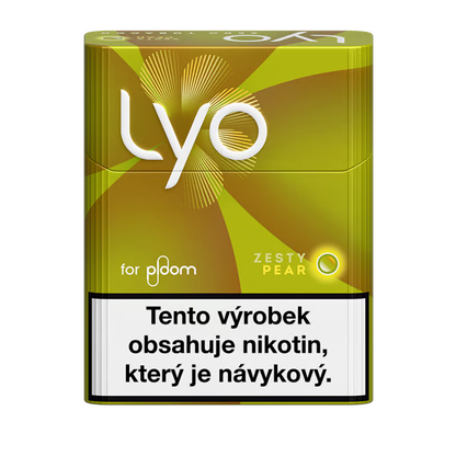 Krabička LYO Zesty Pear s 20 nikotinovými náplněmi pro Ploom