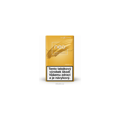neo Bright Tobacco tabákové náplně pro glo Hyper – krabička s 20 náplněmi do zařízení na zahřívaný tabák