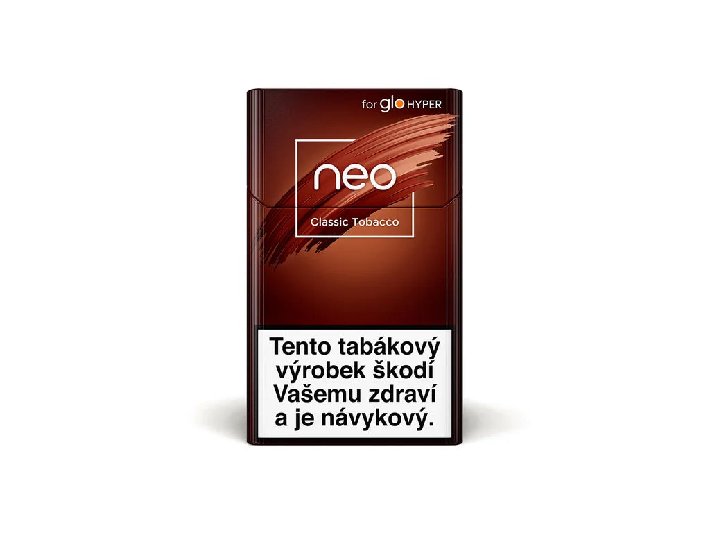 NEO Classic Tobacco krabička – tabákové náplně pro glo s klasickou tabákovou příchutí