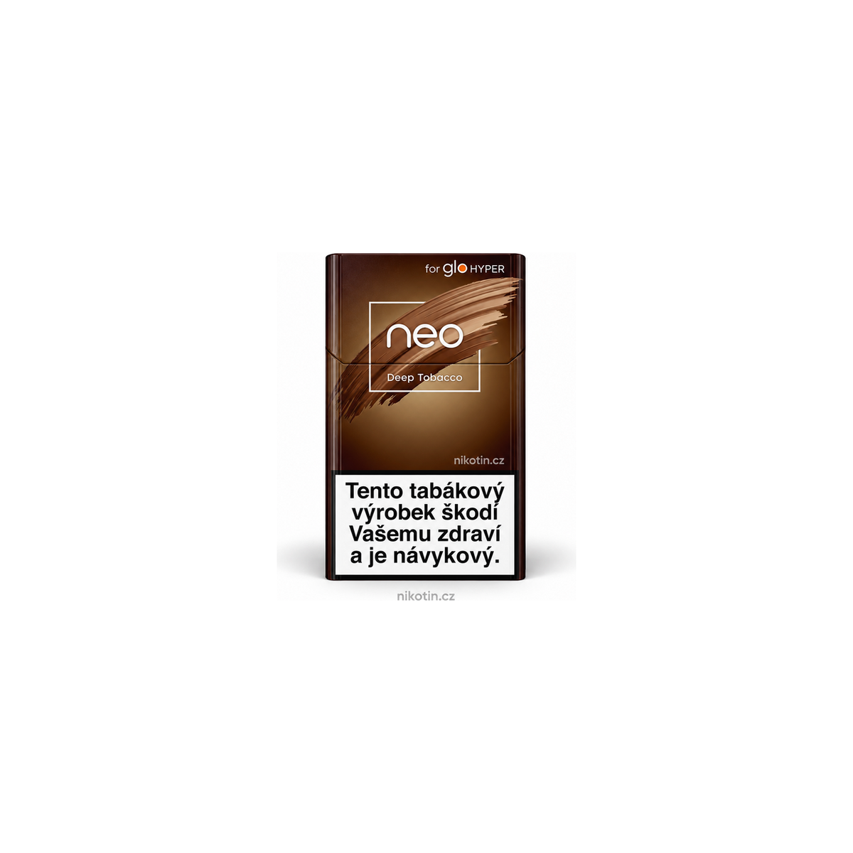 neo Deep Tobacco tabákové náplně s plnou chutí pro glo Hyper – krabička s 20 náplněmi do zařízení glo